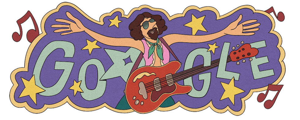 Raul Seixas ganha Google Doodle