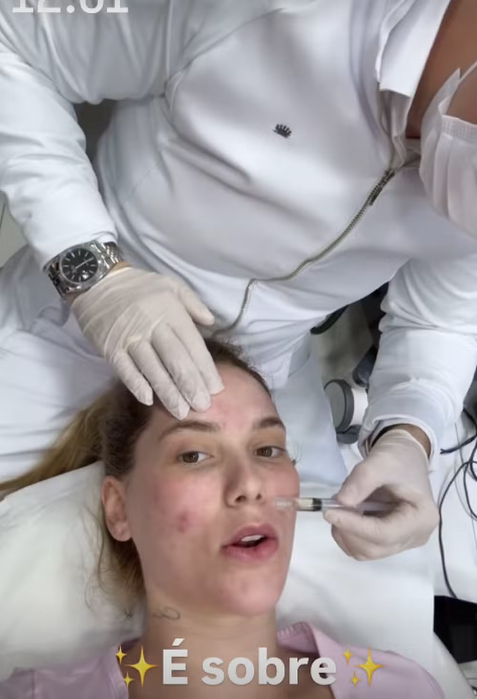 esperma de salmão tratamento facial de Virginia Fonseca