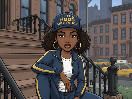 black women sitting on NYC stoop