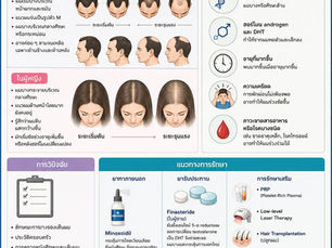 Androgenetic Alopecia คือภาวะผมบางที่พบบ่อยที่สุด ทั้งในผู้ชายและผู้หญิง
