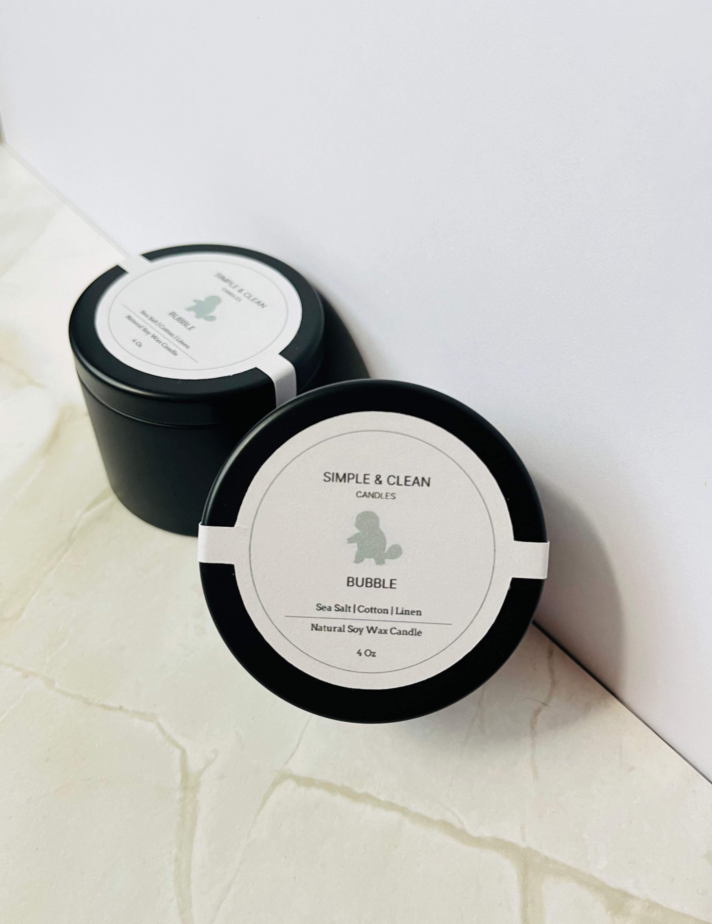 Bubble 4 oz. Candle Tin