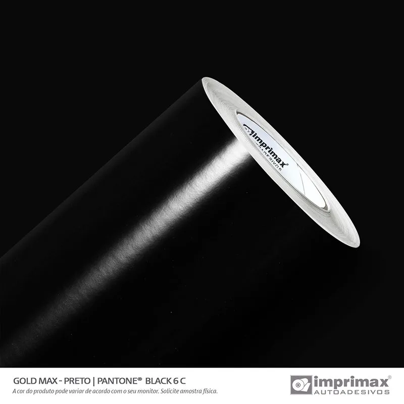 VINIL GOLD MAX PRETO BRILHANTE 61CM
