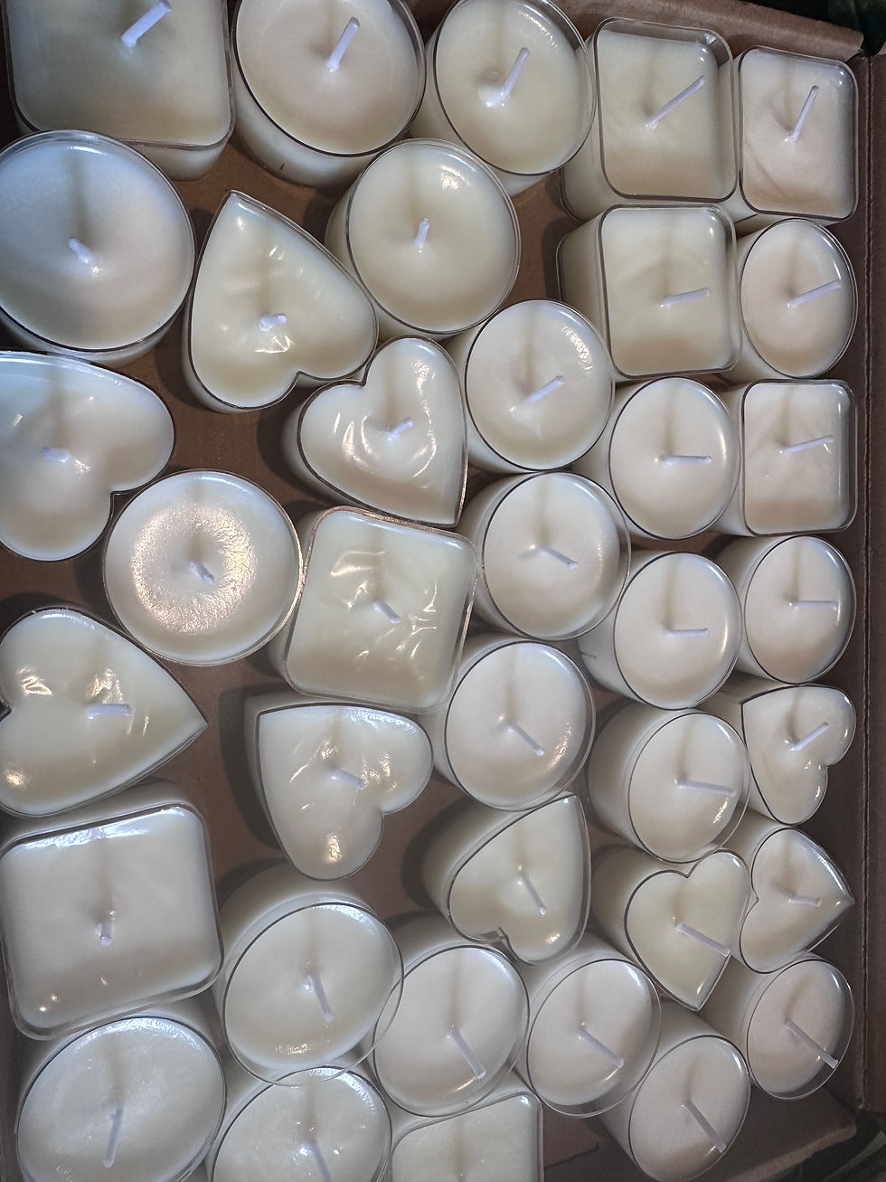 Thumbnail: coconut soy wax vegan tea lights