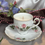 Thumbnail: Bavarian vintage tea cup candle Seltmann Weiden Theresa coco soy rhubarb rose