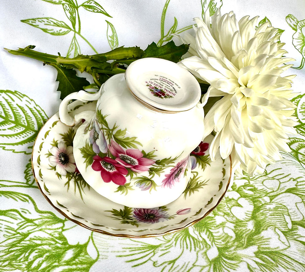 Royal Albert vintage tea cup mark
