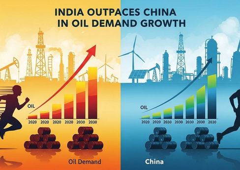 India oil demand growth Set to Outpace China in 2025: Trafigura's Outlook