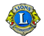 Lions Clubs International logo with two lion profiles