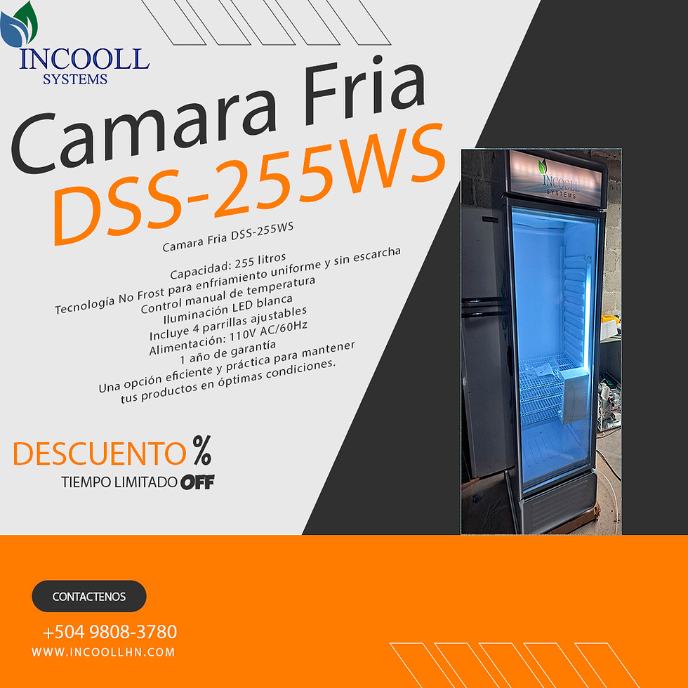Camara Fria, mantenedora de alimentos