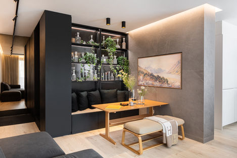 rénovation appartement studio moderne luxe standing contemporain architecte Lyon