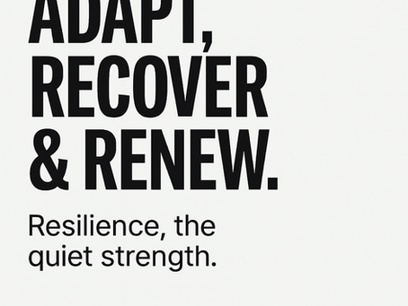 Adapt, Recover & Renew.