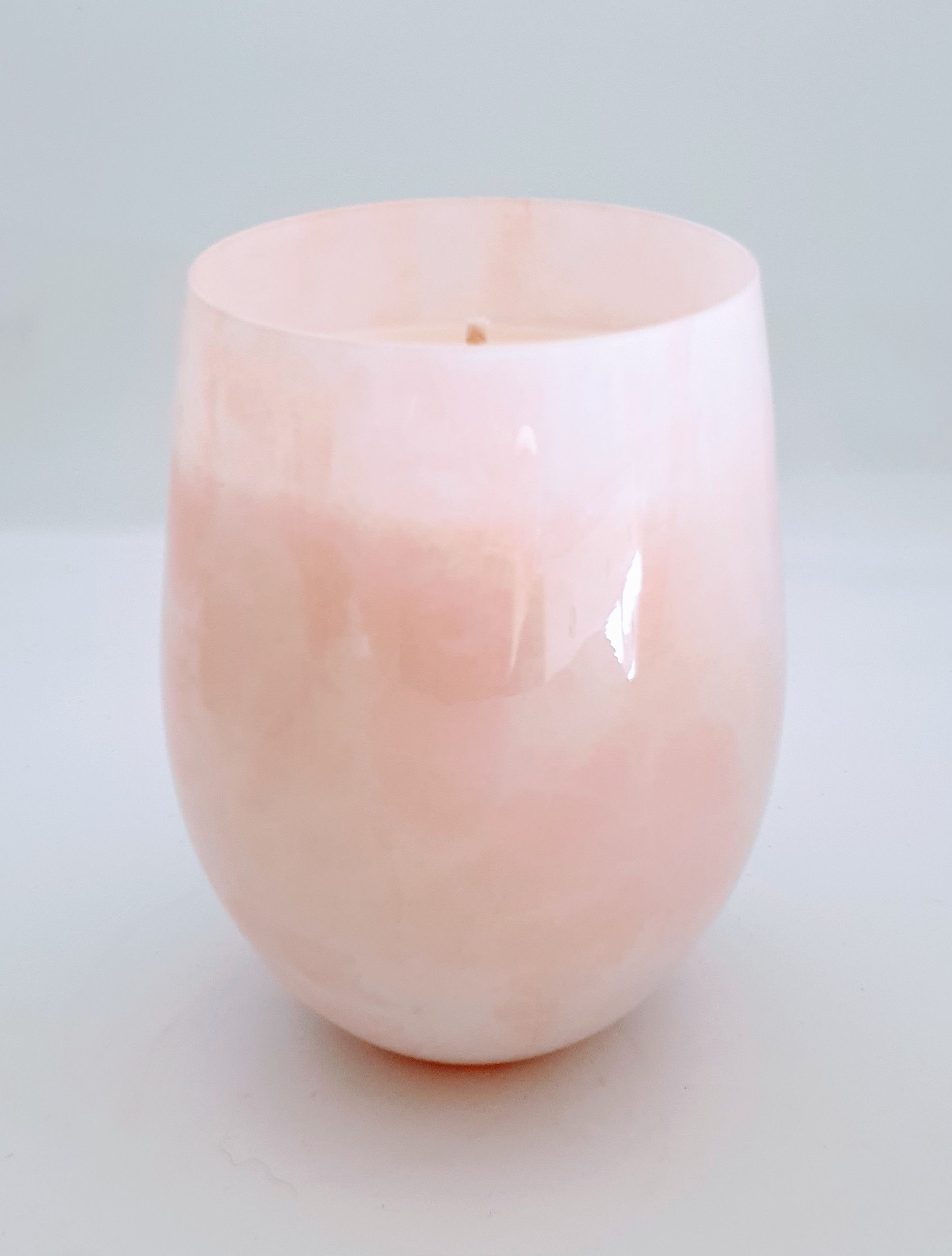 Pink Marble Toned Soy Candle 80 Hour Burn Time