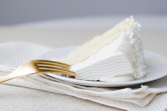 Slice Of White Cake