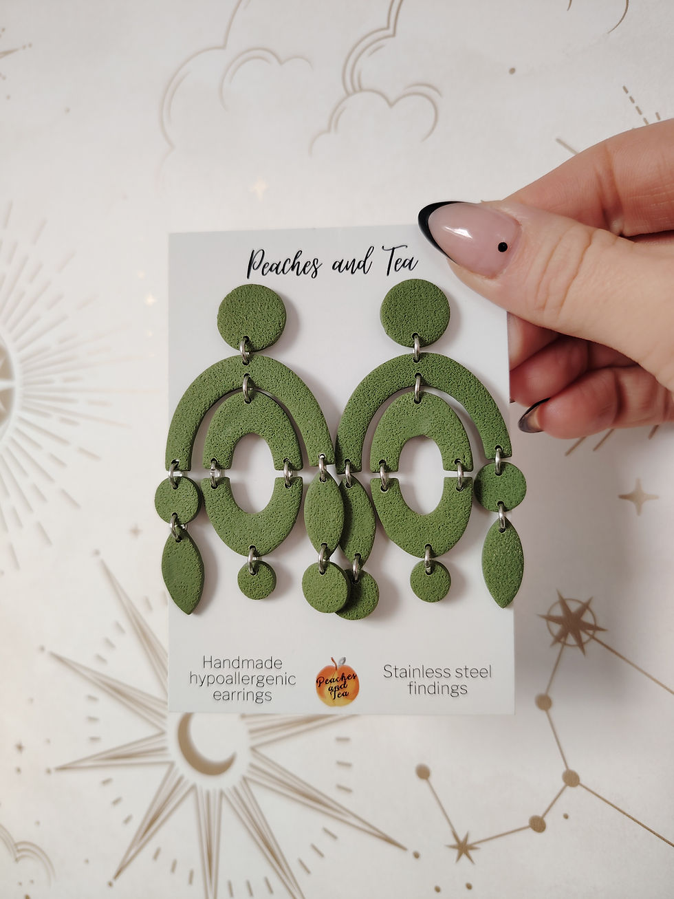 Thumbnail: Dolly - Textured Olive & Silver