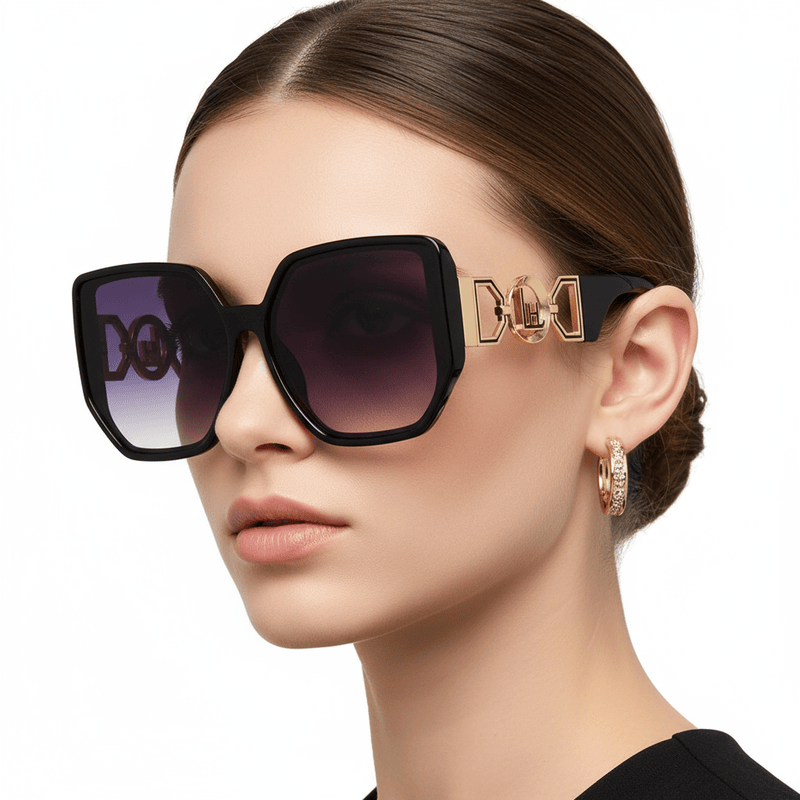 2025 Elegant Fashion Women Brand Sunglasses Oversize Square Sun Shades Men Sun G