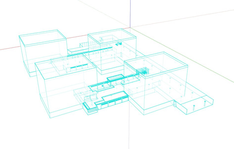 3D-Visualisierung einer Garagensanierung