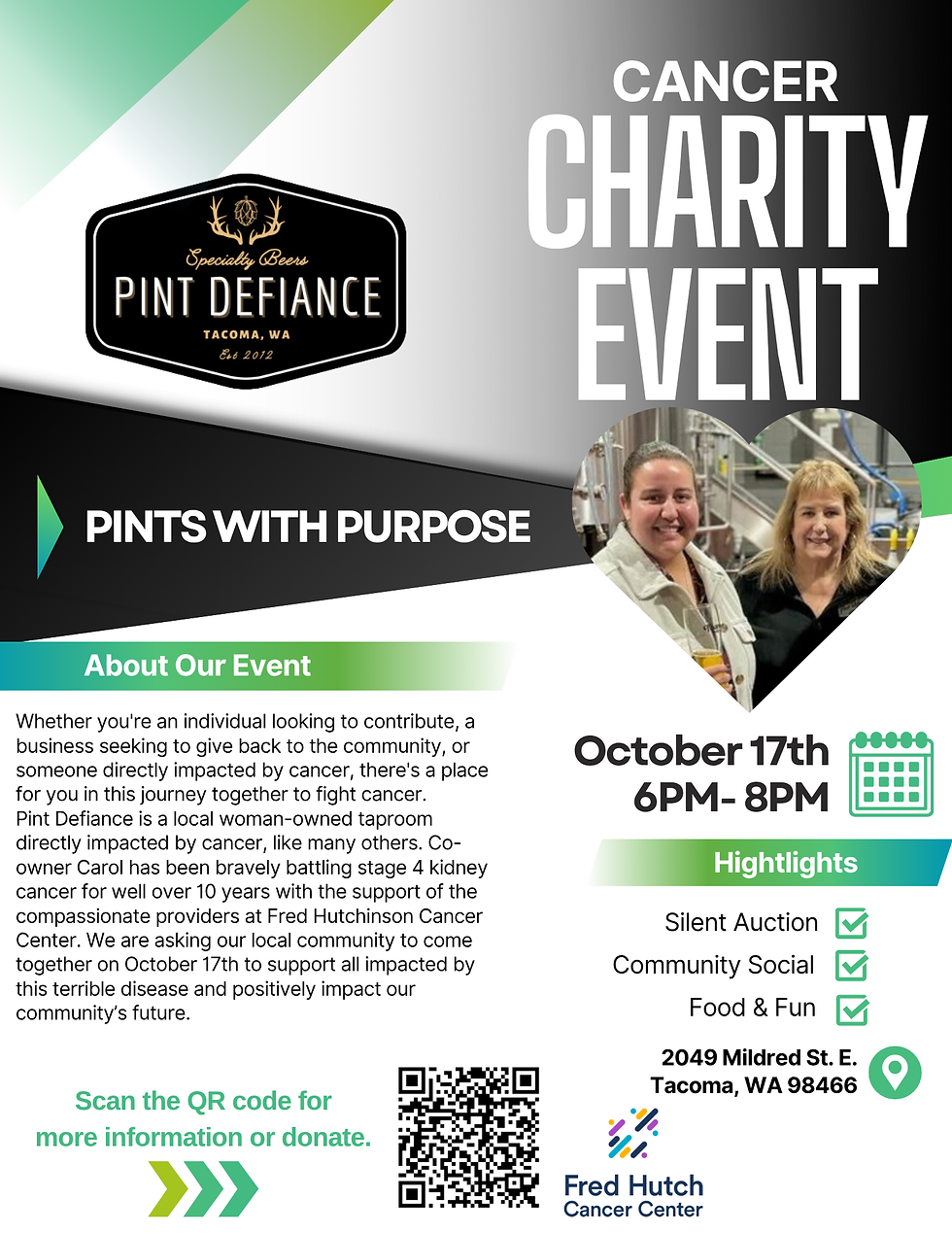 Pints With Purpose - Cancer Charity Event