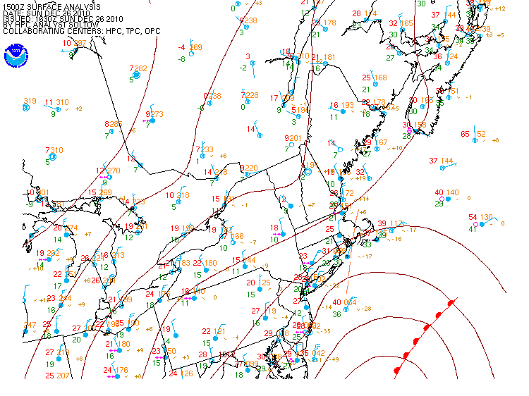 NWS HPC Surface Analysis Animation December 26-27th, 2010