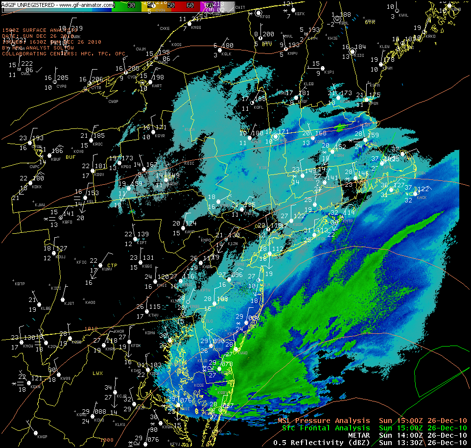 National Weather Service Radar Animation December 26-27th, 2010