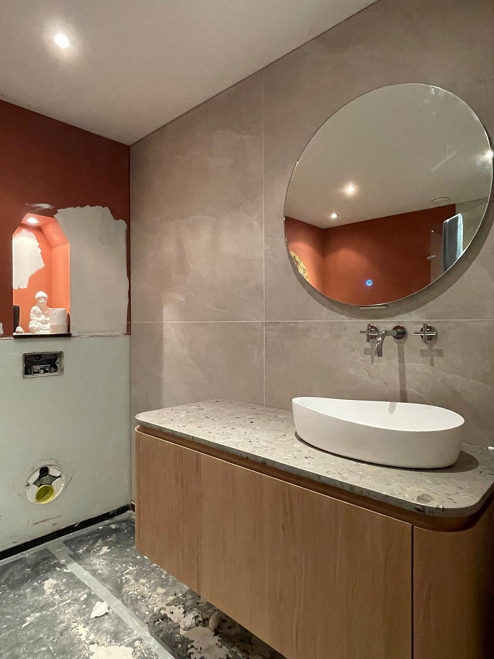 Nieuwe badkamer - Vredehof Bussum