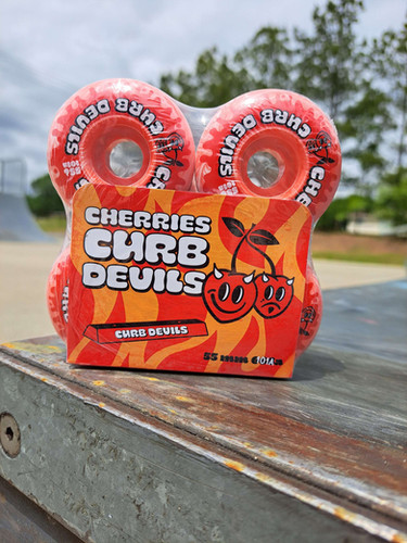 Cherries Curb Devils (55mm) | The Skate Bus