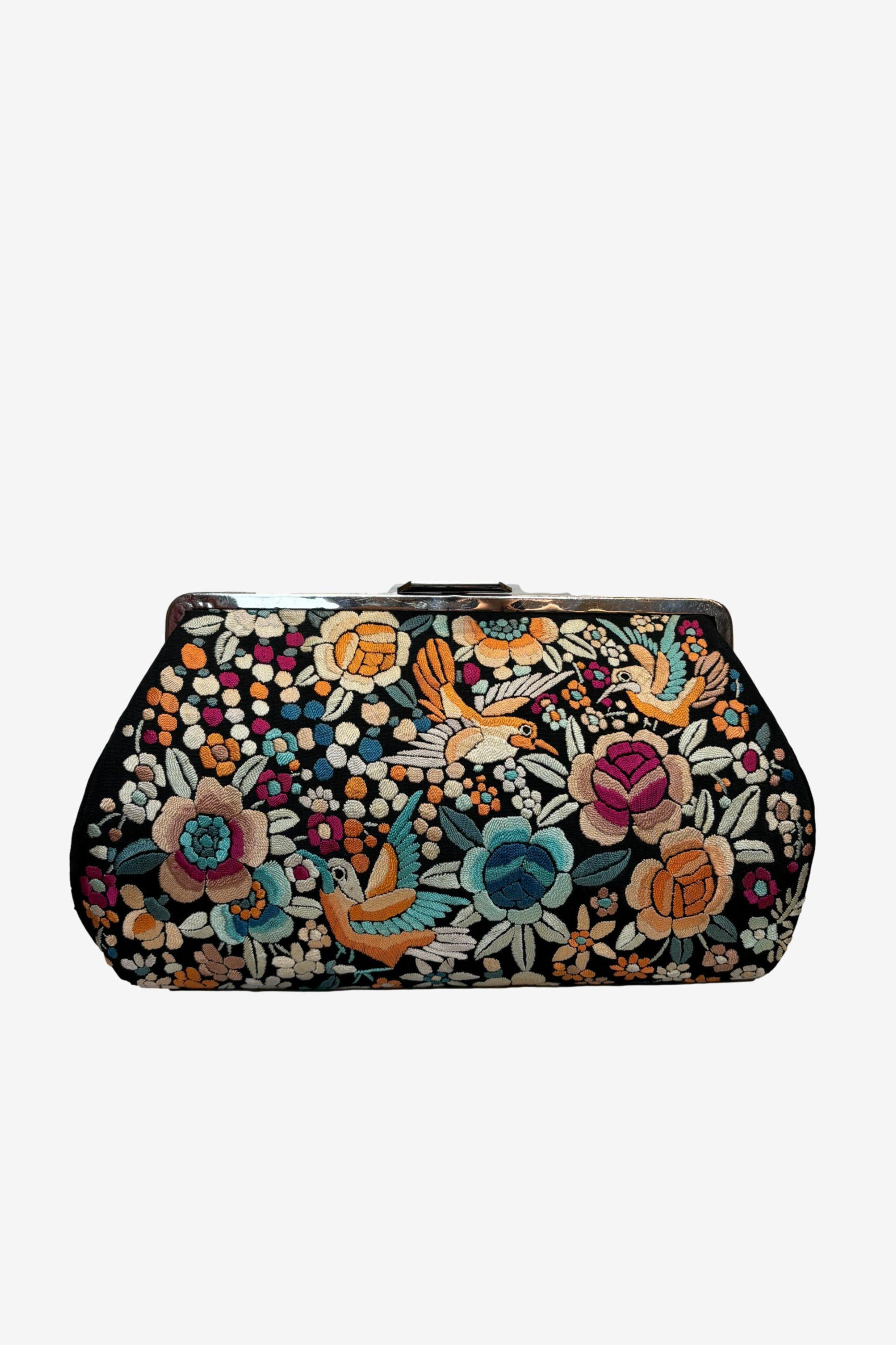Rose Tapestry Clutch