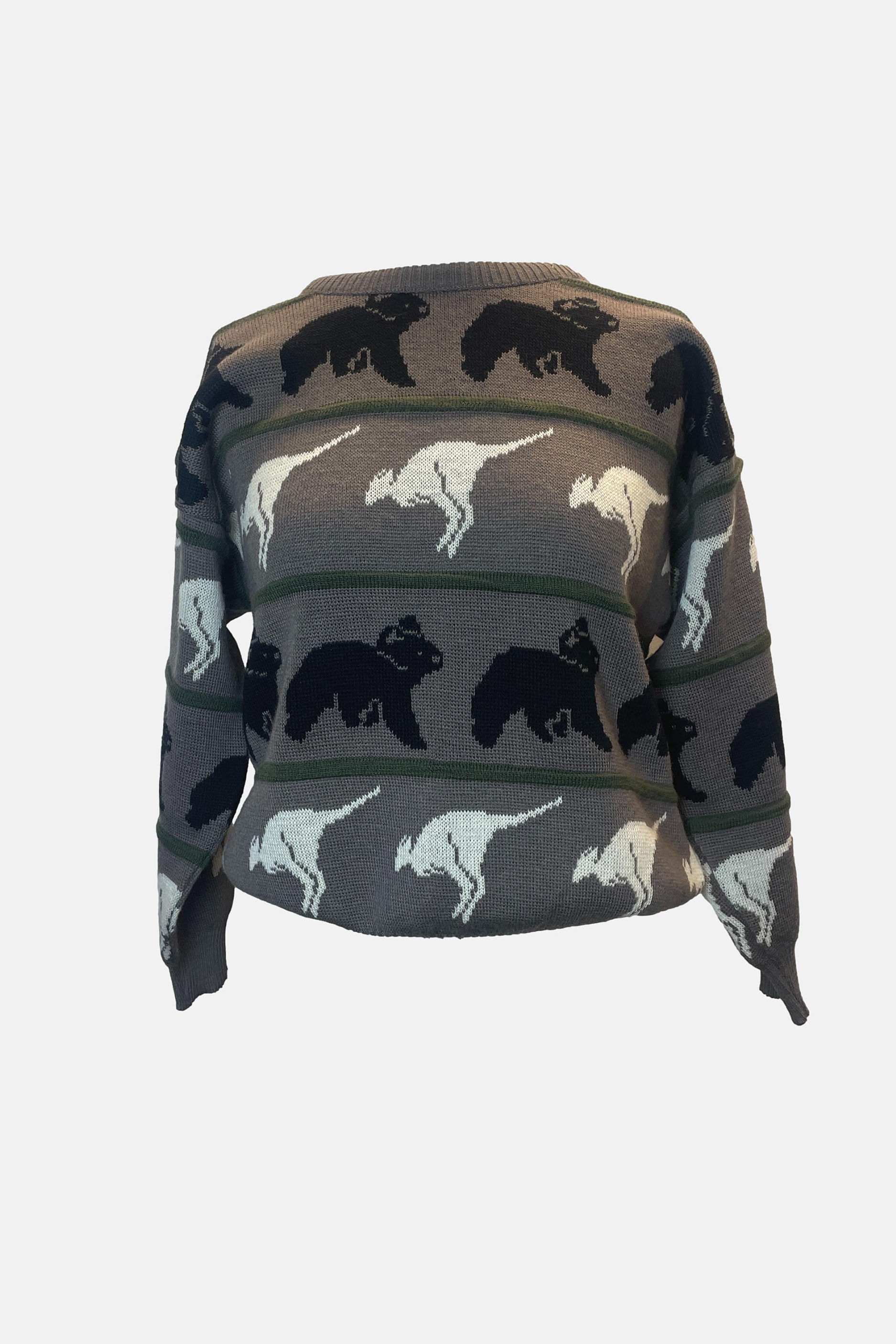 Jac-tion Grey Koala Sweater