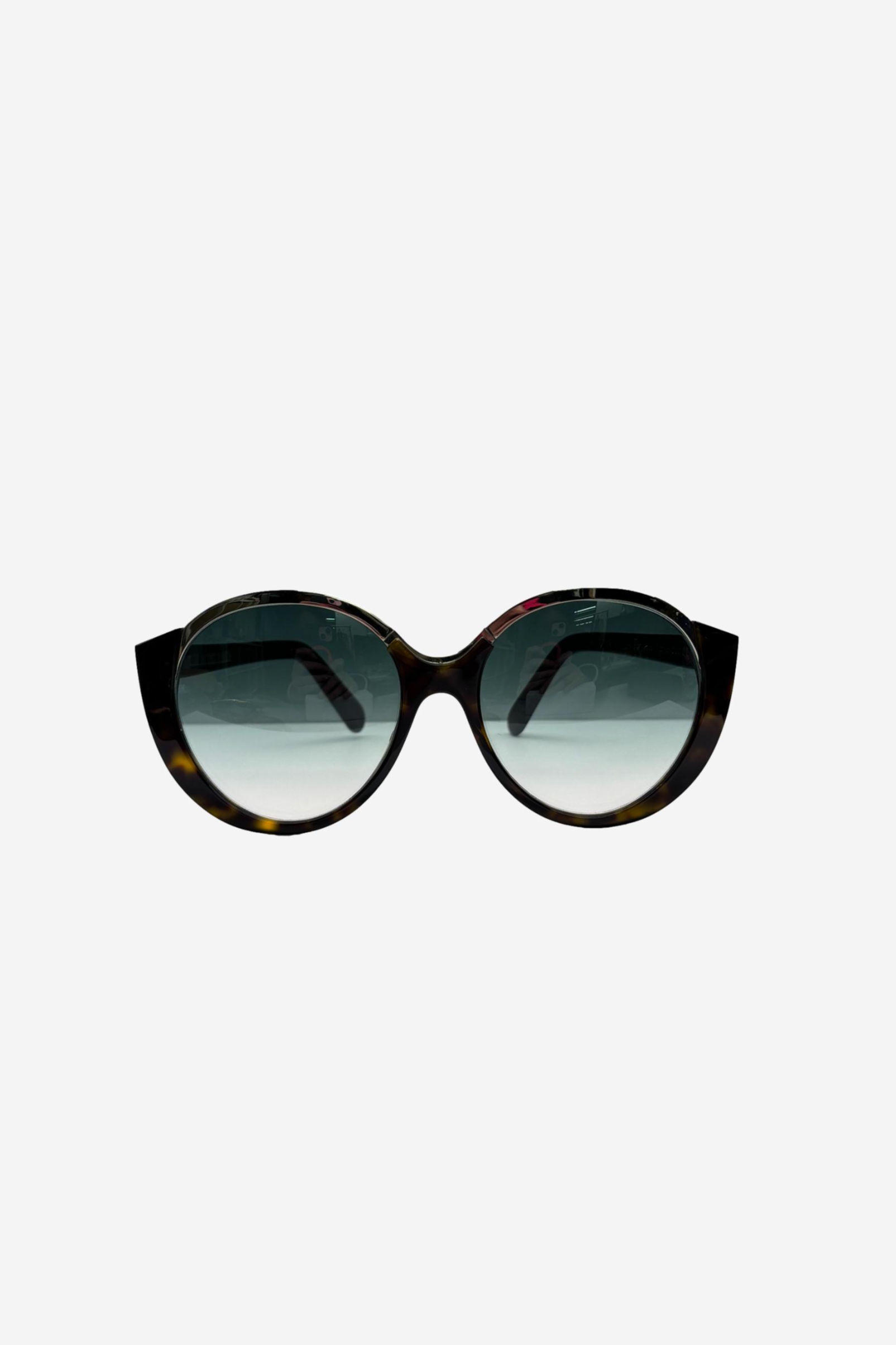 Cutler And Gross Tortoiseshell Round Sunglasses
