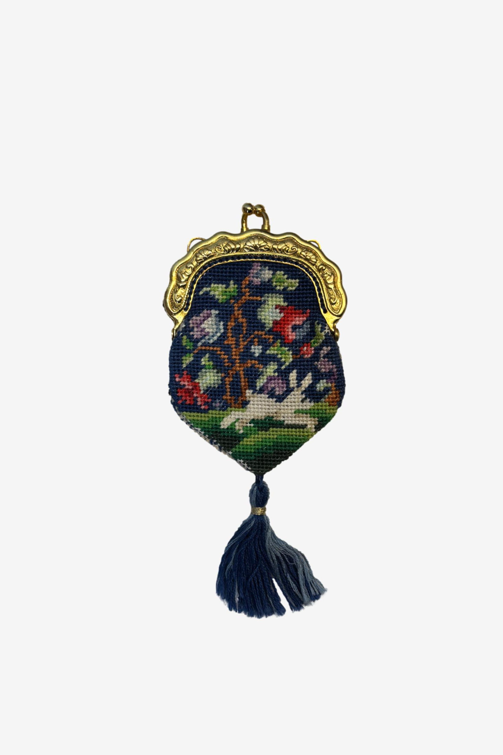 Mini Tapestry Tassel Coin Purse