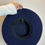 Thumbnail: Jendi Navy Wide Rim Floppy Hat