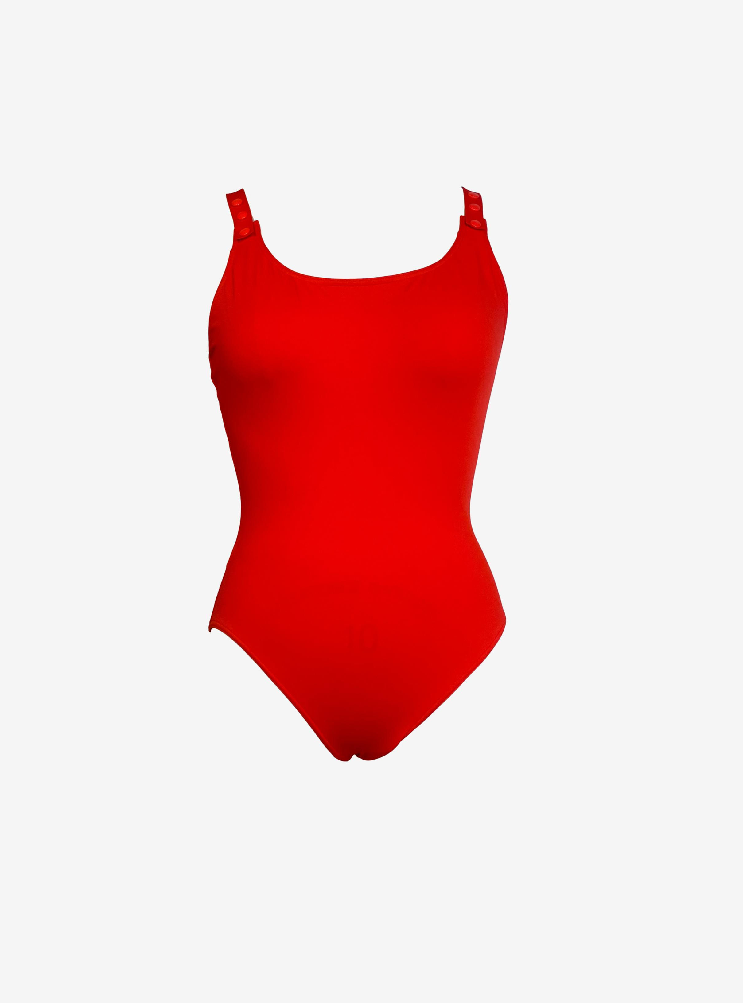 Eres Orange One Piece Swimsuit