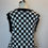 Thumbnail: Checkerboard Black & White Knit Vest