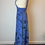 Thumbnail: Paddington Blue Clobber Print Pinafore Maxi Dress