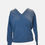 Thumbnail: Castle Pale Blue V Neck Wool Sweater