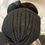Thumbnail: Black Rosette Detail Lurex Turban