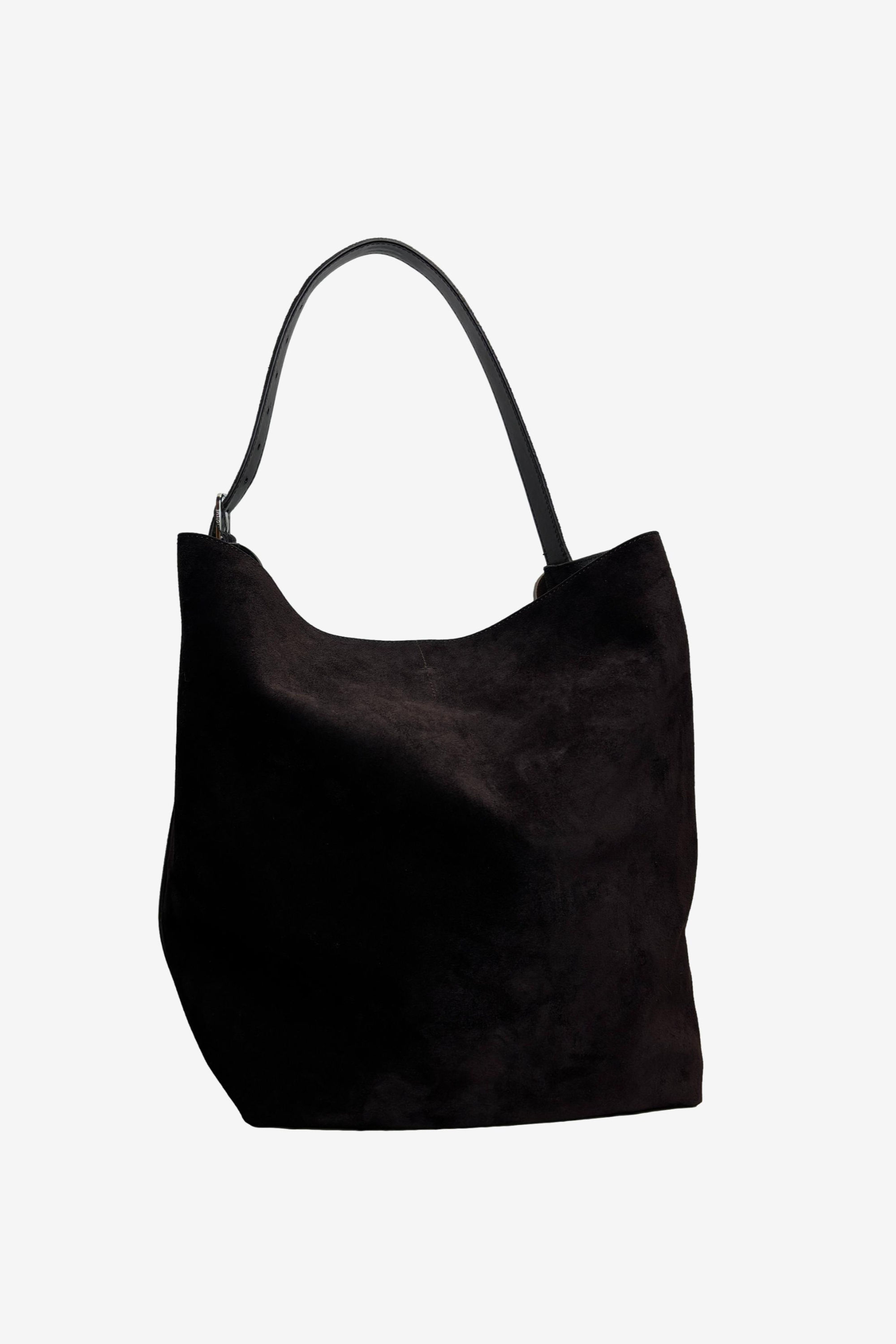 Toteme Belted Suede Tote Bag
