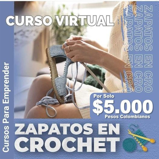 Zapatos en crochet