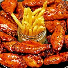 Preparación de Alitas a la BBQ.