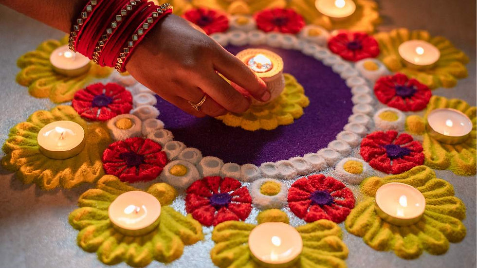 Balcony Diwali Decoration Ideas for Living Room