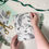 Thumbnail: Winter Fern Wrapping Paper / Gift Wrap - Ferns - Spray