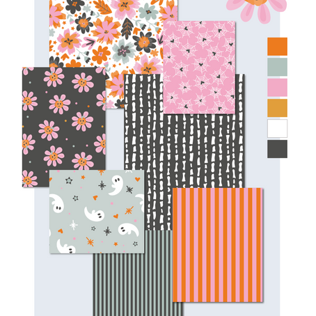 Unveiling Something Spooky: A Sneak Peek at My Halloween Pattern Collection!