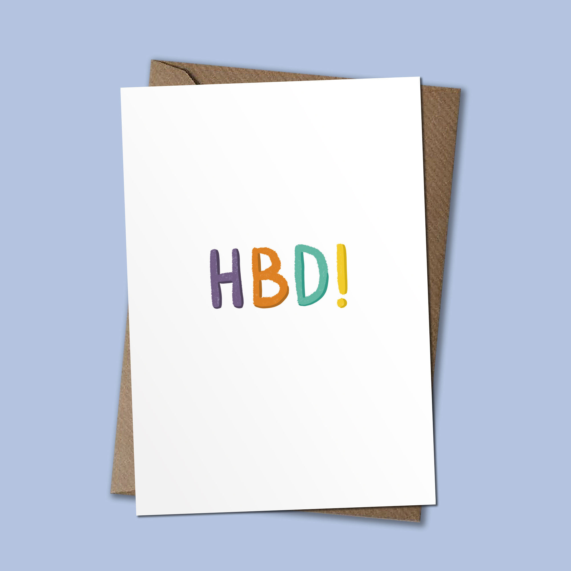 HBD! - Happy Birthday Card