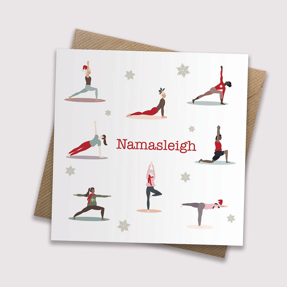 Thumbnail: Yoga Christmas Cards