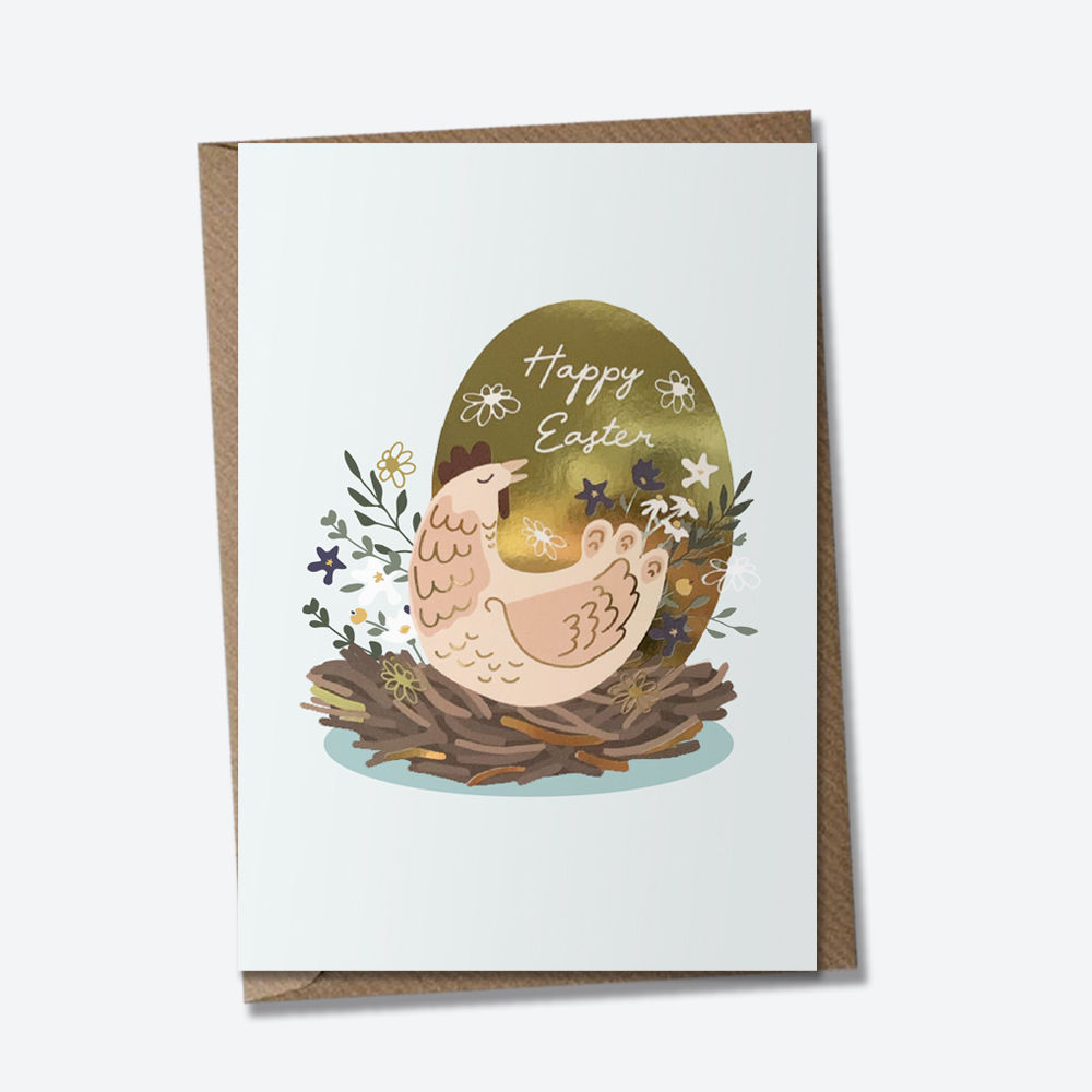 Easter Day - Hen, Easter Card