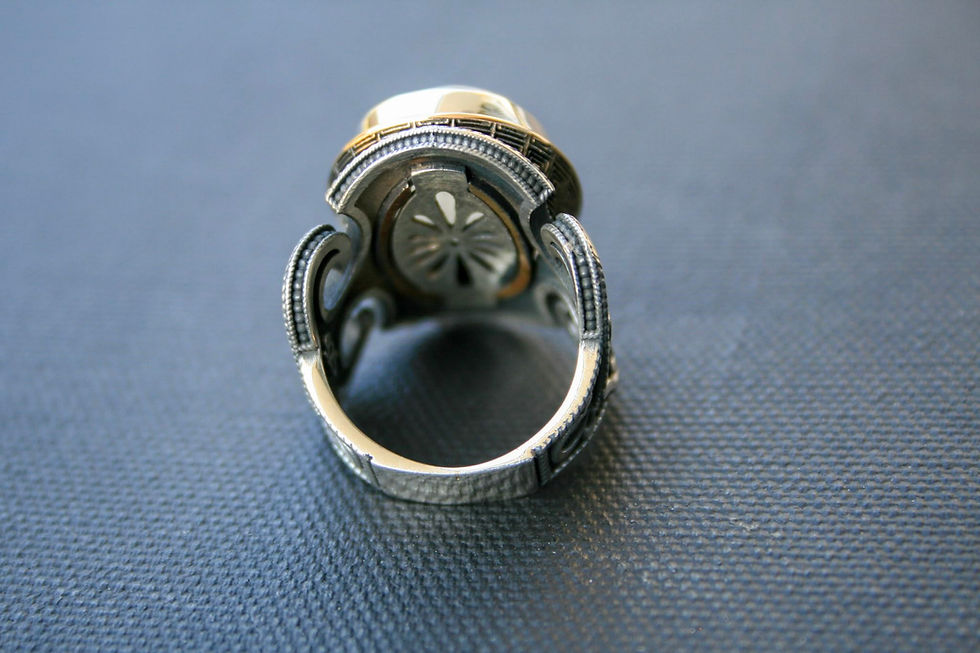 Thumbnail: Vintage Style Moonstone Ring – 925 Sterling Silver Handmade Gemstone Jewelry –