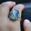 Thumbnail: Prehnite Sterling Silver Ring for Women – Elegant Natural Gemstone for Special O