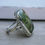 Thumbnail: Prehnite Ring for Women 925 Sterling Silver, Rectangular Gemstone Jewelry,