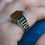 Thumbnail: 925 Sterling Silver Tiger Eye Ring – Handmade Unisex Statement Ring – Natural