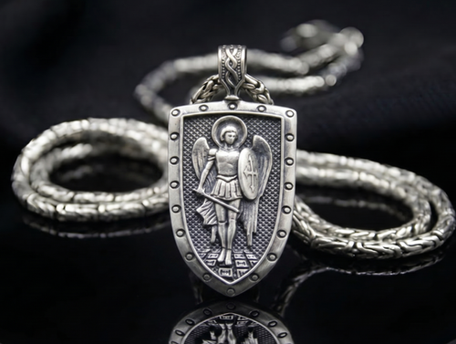 GUARDIAN SV925 ネックレス Guardian Shield 925 Sterling Silver Pendant | Roarsilver