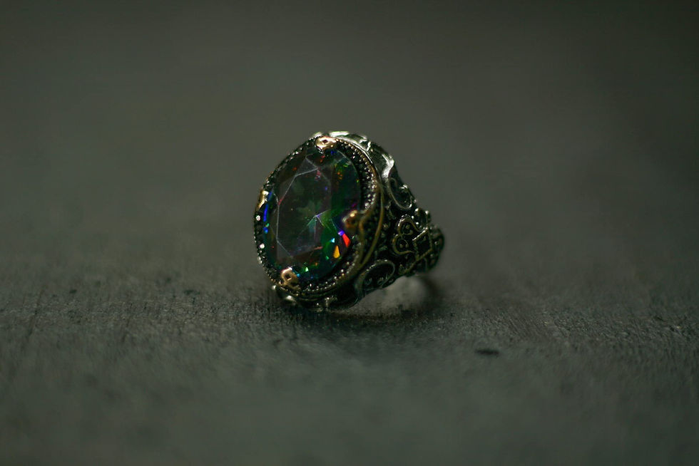 Thumbnail: Mystic Topaz Silver Ring