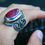 Thumbnail: Vintage Ruby Silver Ring – Handmade 925 Sterling Statement Gift for Him or Her